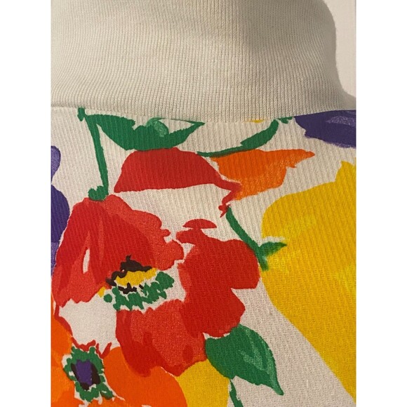 NOS Vtg ROBBIE SPORT Womens Sz 16 2pc Set Jacket & Blouse Bright Floral Colorful - Picture 12 of 14
